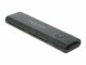 DeLock Externes Gehäuse USB-C, NVME&SATA M.2, bootfähig, 10Gbps