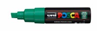 UNI-BALL  Posca Marker 8mm PC-8K GREEN grün, Keilspitze, Kein