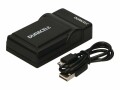 Duracell - USB-Batterieladegerät - Schwarz - für Nikon D3200