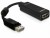 Bild 4 DeLock Adapter Displayport - HDMI Schwarz, Kabeltyp: Adapter