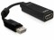 Bild 6 DeLock Adapter Displayport - HDMI Schwarz, Kabeltyp: Adapter