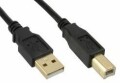 MicroConnect - USB-Kabel - USB Typ B (M) zu USB (M) - USB 2.0 - 3 m - Schwarz