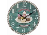 TFA Dostmann Wanduhr Vintage Cupcakes Ø 33.7 cm, Mehrfarbig, Form