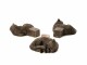 Jardinopia Pflanzentopffüsse Potty Feet Schlafende Katze, 3er Set