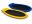 Intex Luftmatratze Mesh Mats blau oder gelb, Breite: 94 cm, Länge: 178 cm, Farbe: Gelb, Blau