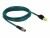 Bild 4 DeLock Patchkabel RJ-45-M12 Cat 6A, S/FTP, 2 m, Blau