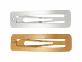 Creativ Company Haar-Clip 5.8 x 1.6 cm 4 Stück, Gold/Silber