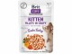 Brit Nassfutter Care Fillets Sauce Kitten Truthahn, 85 g