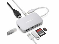 Minix NEO-C-GGR USB-C Multiport Adapter Grey