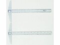 Linex Lineal-Set Zeichenschiene 30 cm, transparent, Länge: 30