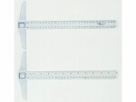 Linex Lineal-Set Zeichenschiene 30 cm, transparent, Länge: 30