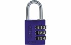 Abus Zahlenschloss 144/30 B/DFNLI Lila Aluminium, Schlossart