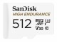 SanDisk HIGH ENDURANCE MICROSDXC 512GB + SD ADAPTER UP TO