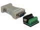 DeLock - Converter 1 x Serial RS-232 DB9 female to 1 x Serial RS-422/485 DB9 male with ESD protection 15 kV