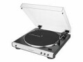 Audio-Technica Plattenspieler mit Bluetooth AT-LP60X Weiss, Detailfarbe