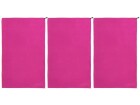 KOOR Badetuch Silva Magenta 3er-Pack XL 110 x 180
