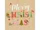 Braun + Company Weihnachtsservietten Merry Wishes 33 cm x 33 cm