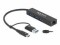 Bild 2 DeLock USB-Hub 3.0 Typ-C + LAN, Stromversorgung: USB, Anzahl
