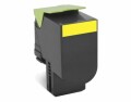 Lexmark Toner 80C20Y0 Yellow, Druckleistung Seiten: 1000 ×