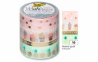 Folia Washi Tape Hotfoil Rosa/Gold/Grün, Detailfarbe: Rosa, Gold