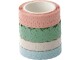 Folia Washi Tape Spitzenbordüre, 4 Stück