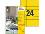 Avery Zweckform Universal-Etiketten 3451 70 x 37 mm, Gelb, Klebehaftung