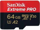SanDisk Extreme Pro - Carte mémoire flash (adaptateur microSDXC