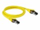 DeLock Patchkabel RJ-45-RJ45 Cat 8.1, S/FTP, 1 m, Gelb