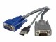 StarTech.com - 10 ft Ultra-Thin USB VGA 2-in-1 KVM Cable