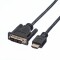 Bild 0 Roline DVI-HDMI Verbindungskabel - 1.5 m - Schwarz