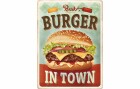 Nostalgic Art Schild Best Burger in Town 30 x 40