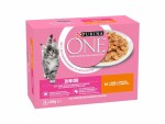 Purina ONE Nassfutter JUNIOR in Sauce Huhn/Karotten, 8 x 85g