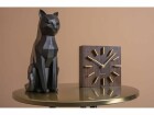 present time Aufsteller Origami Katze, Schwarz, 1 Stück, Bewusste