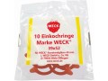 Weck Gummidichtring Ø 4 cm 10 Stück, Rot, Eigenschaften