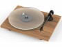 Pro-Ject Plattenspieler T1 BT Walnuss, Detailfarbe: Walnuss