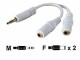Bild 1 BELKIN Audio-Kabel Y-Adapter 3.5mm Weiss, Kabeltyp: Y-Kabel