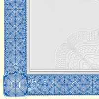 SIGEL     SIGEL Designpapier Urkunde A4 DP490 blau, 185g 20 Blatt
