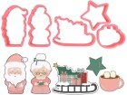 Cut my Cookies Guetzli-Ausstecher Weihnachtsserie Mr & Mrs Santa