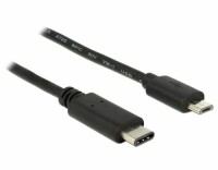 DeLock USB 2.0-Kabel USB C - Micro-USB B