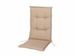 COCON Stuhlauflage Hochlehner Outdoor 120 x 50 cm, Beige