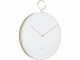 KARLSSON Wanduhr Hook 43 x 34 cm, Weiss, Form