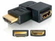 DeLock Adapter 90° links HDMI-A - HDMI-A, Kabeltyp: Adapter
