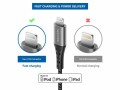 deleyCON - Câble Lightning - USB-C mâle pour Lightning