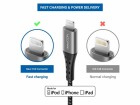 deleyCON USB-2.0-Kabel USB C