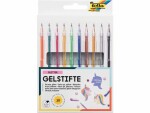 Folia Gelschreiber Glitter 10 Stifte, Verpackungseinheit: 1