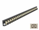 DeLock Verteilerplatte Frontblende 24 Port SC Simplex beige