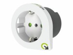 Q2Power Reiseadapter Europe, Anzahl Pole: 3, USB Ladeanschluss