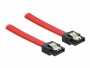 DeLock SATA-Kabel 6 Gb/s 70 cm, Datenanschluss Seite A