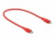 DeLock USB-Kabel rot USB C - USB C 0.5