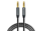 4smarts 3.5mm Audio Kabel 1m, schwarz, Zubehörtyp Mobiltelefone